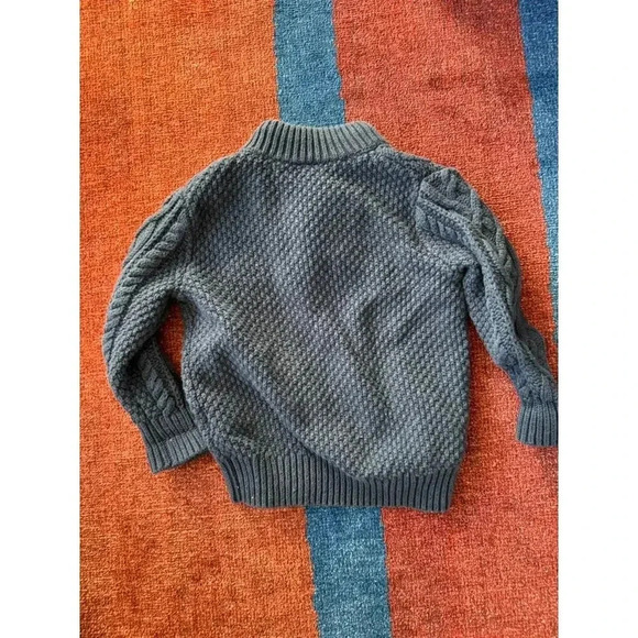 Gap Toddler Cable-Knit Sweater -Navy Blue 4T - Picture 3 of 4